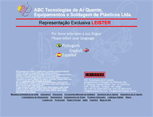 Tablet Screenshot of abctecnologias.com.br